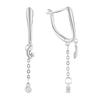 Silver Earrings with Cubic Zirkonia (2102892)
