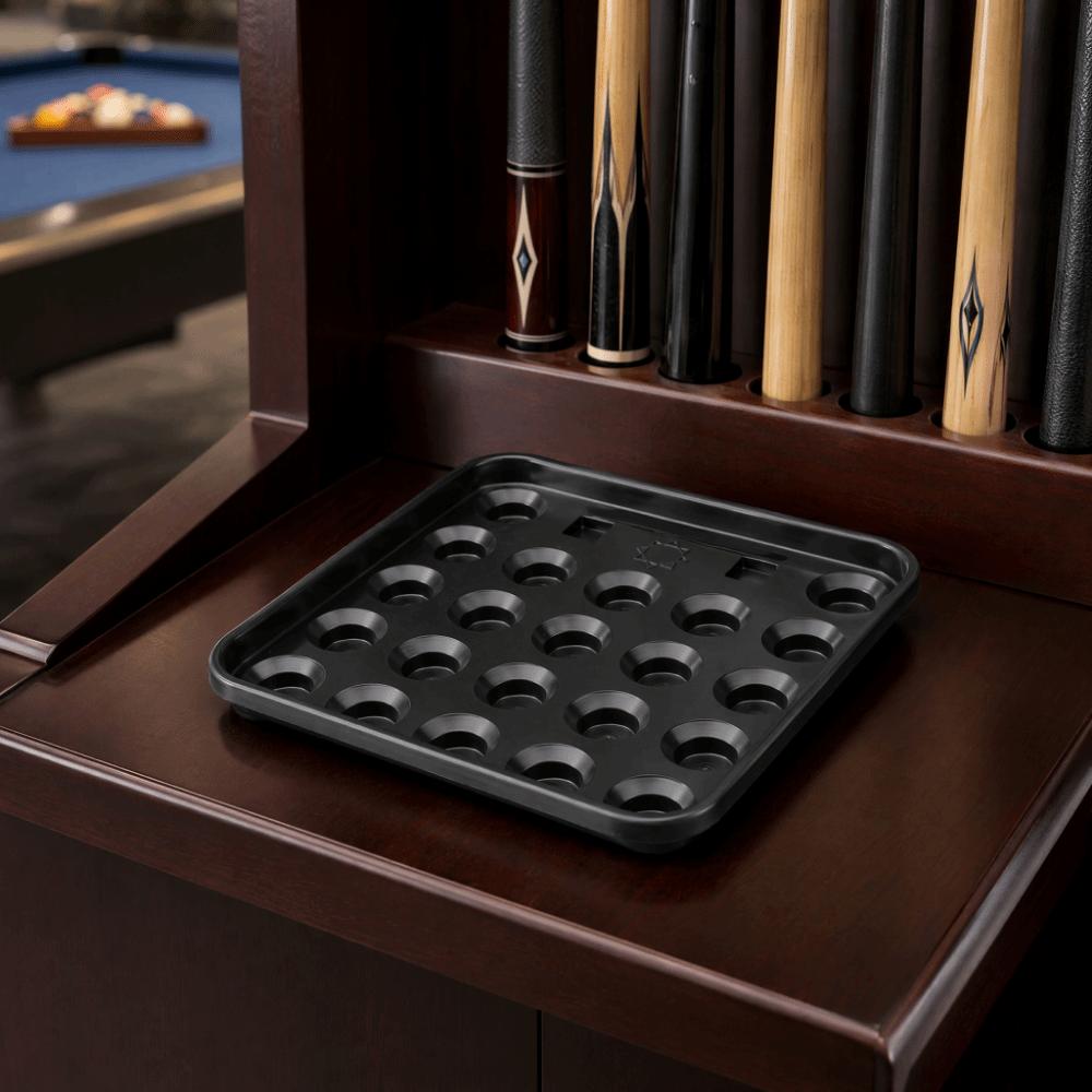 Low Profile Snooker Ball Tray Black Tray Snooker Ball Storage Home Entertainment