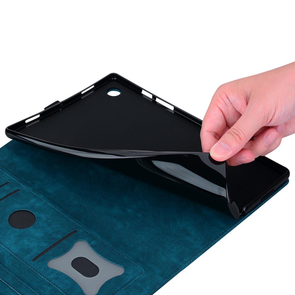 Чехол для Xiaomi Redmi Pad Pro/Pad Pro 5G/Pad 2 Pro с отделениями для карт, кожаная подставка-книжка, Чехол-книжка с рисунком 'Цветок и Кошка'