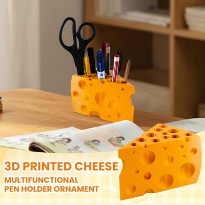 3D-печатный держатель для ручки для сыра, ящик для хранения, декоративное настольное украшение для хранения