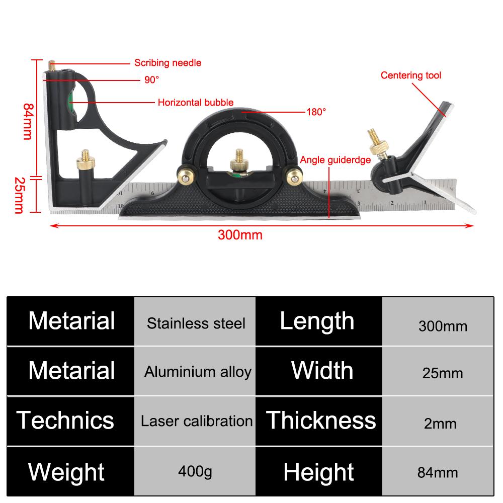 Профессиональные гравированные шкалы для деревообработки, торцовочная пила, транспортир, измерительный инструмент, угловая линейка, угломер, прецизионный измерительный прибор, угловой измеритель