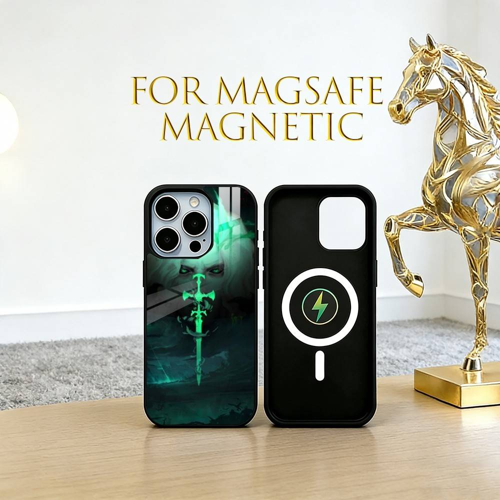 Ruined King Phone Case For iPhone17,16,15,14,13,12,11 Plus,Pro Magnetic For Magsafe Wireless Charging