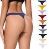 Бесшовные женские дышащие трусы из ледяного шелка, ультратонкие стринги, нижнее белье для женщин