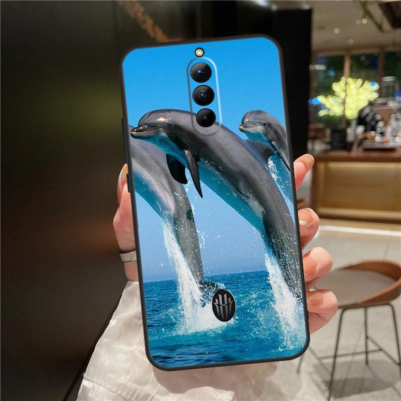 Чехол с животным дельфином для ZTE Nubia Red Magic 8 8S 9 9S 10 10S 11 Pro Plus 6 7 6S 7S Для RedMagic 10 Air Чехол