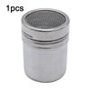 2pcs Stainless Steel Coffee Chocolate Shaker Cocoa Coffee Powdered Sugar Flour Sieve Shaker
