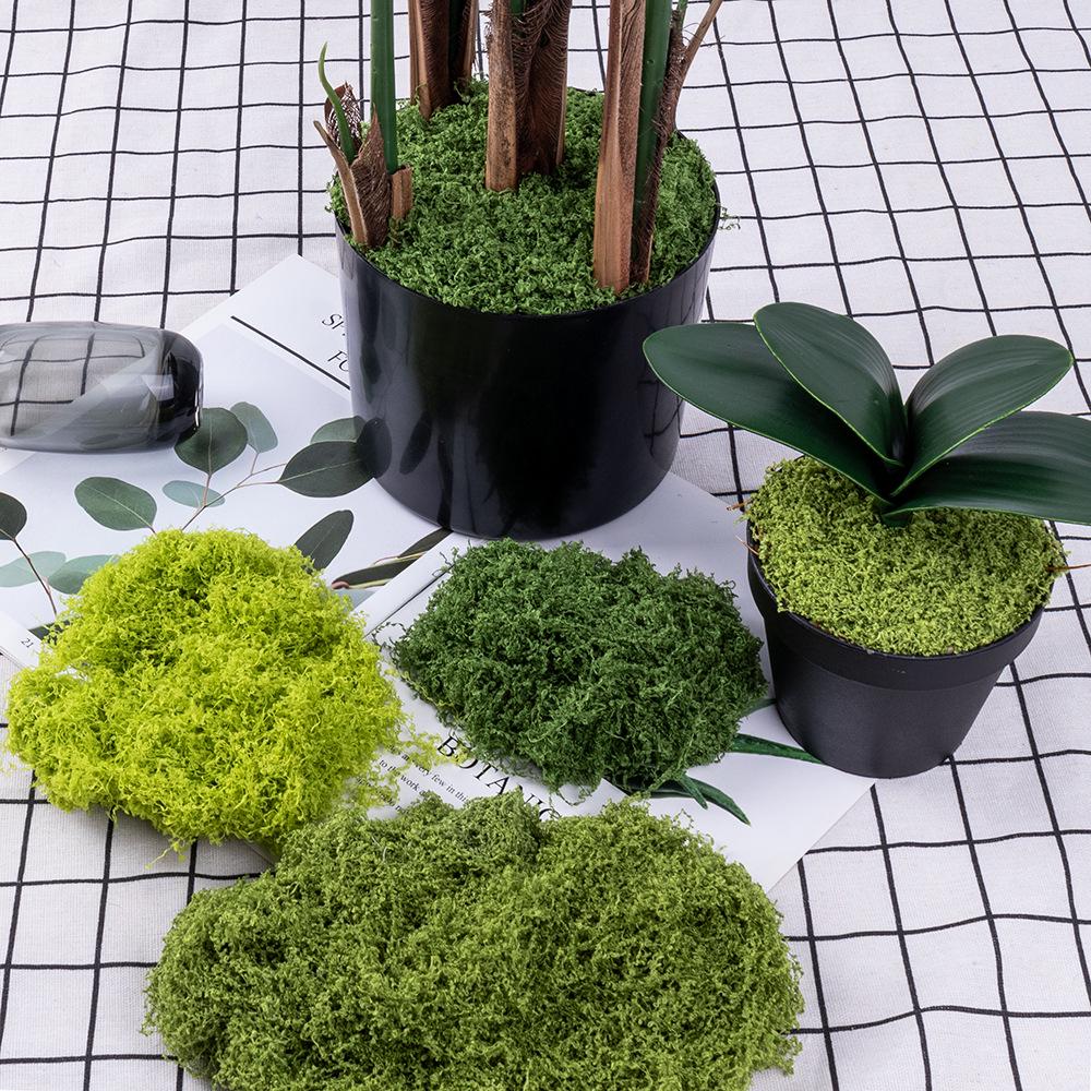 Artificial Simulation Moss Grass for Landscaping and Potted Arrangements