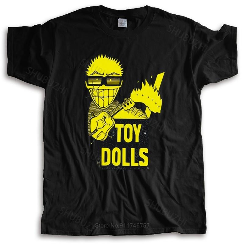 Хлопковая футболка бренда shubuzhi Мужская футболка с круглым вырезом TOY DOLLS IDLE GOSSIP WAKEY WAKEY ADICTS ПАНК-РОК ГРУППА РЕТРО ВИНТАЖ