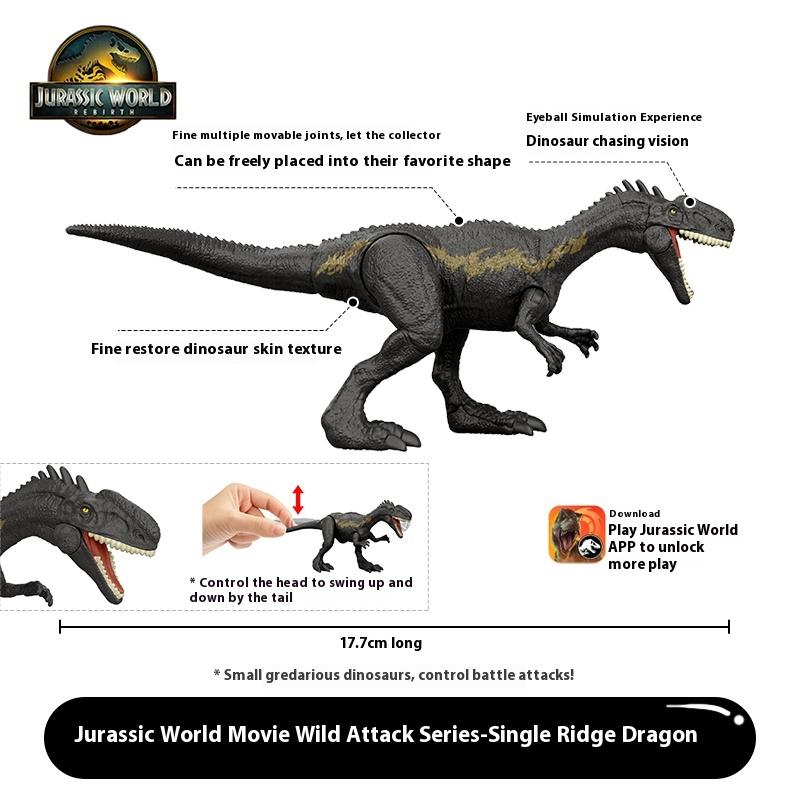 В наличии Mattel Мир Юрского периода: Rebirth 4 Фигурка Спинозавра Модель Имитация Модель Динозавра Игрушки Детский Подарок на День Рождения
