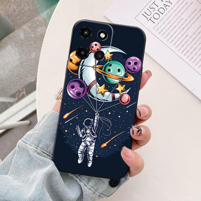 For Moto G 5G 2025 Phone Case astronaut Silicone Camera Protection Back Cover For Motorola Moto G Play 5G 2026 Funda Coque Shell