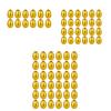 Golden Color Eggs Party Favors Basket Stuffers for Easter Hunt School Parties Filling Treats Classroom Rewards Celebrations