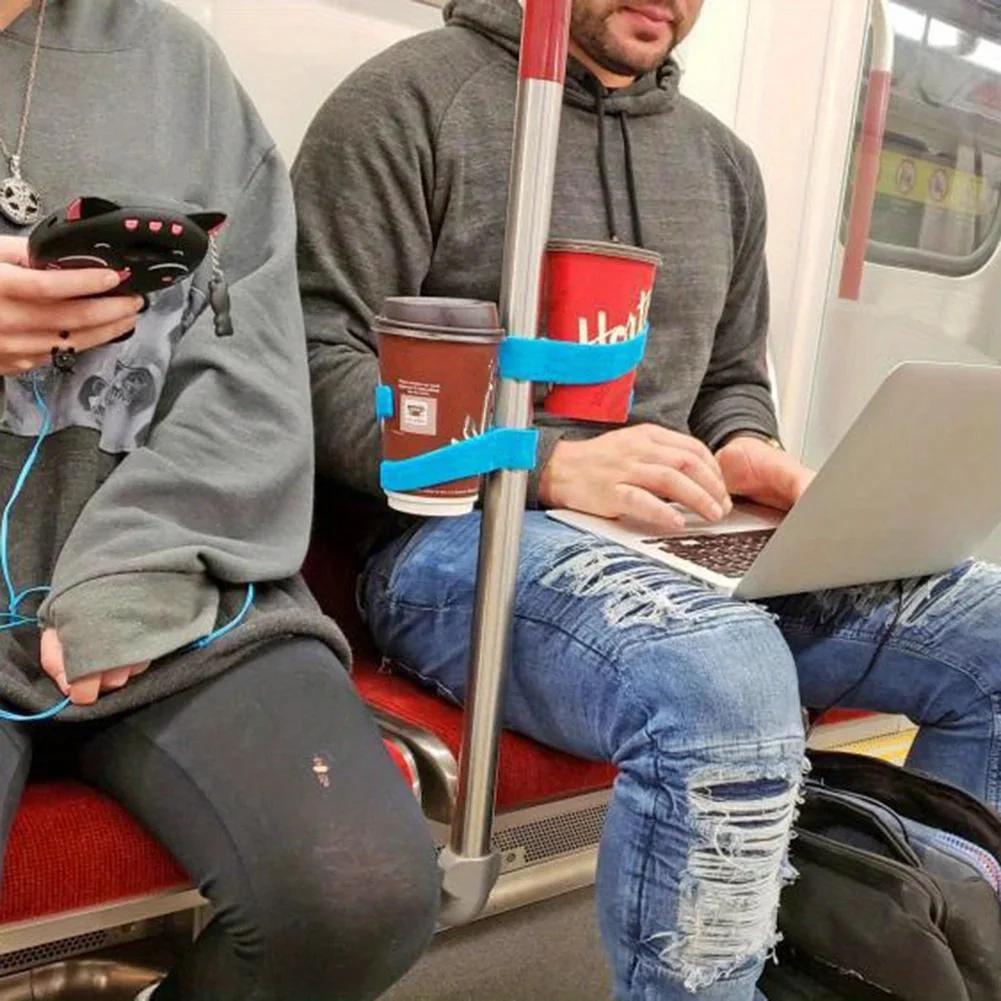 Портативный подстаканник для кофе, воды, молока, кружка, подставка для автобуса метро, ​​аксессуары для велосипедов, универсальный прочный подстаканник, легкая рука