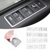 15pcs Door Window Switch Button Cover Trim Fit for Range Rover Sport 2014 2015 2016