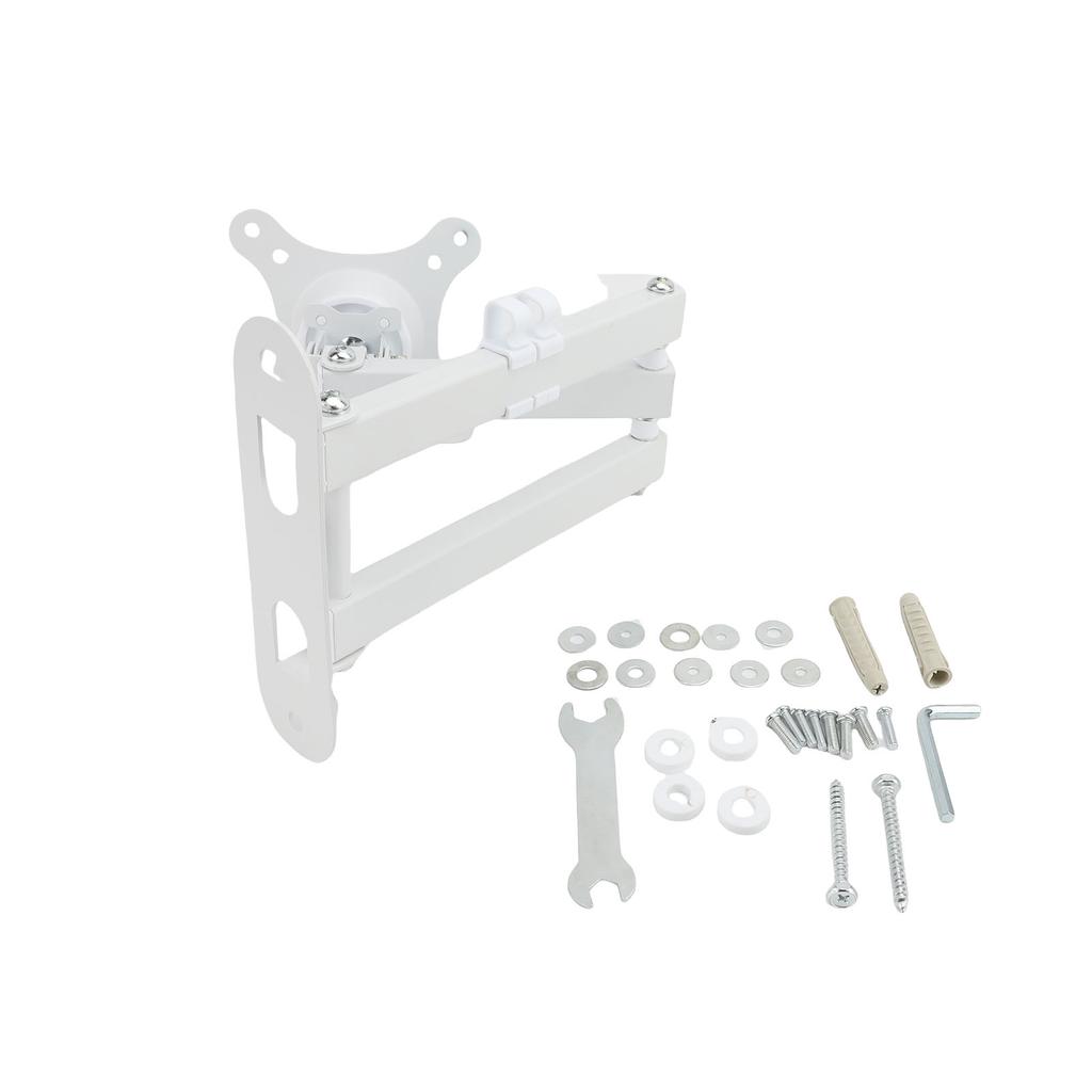 Настенное крепление для телевизора Железное Складное Поворотное Настенный кронштейн для телевизора с шарнирным кронштейном для экрана 75x75 мм 100 0 мм до 33,1 фунта