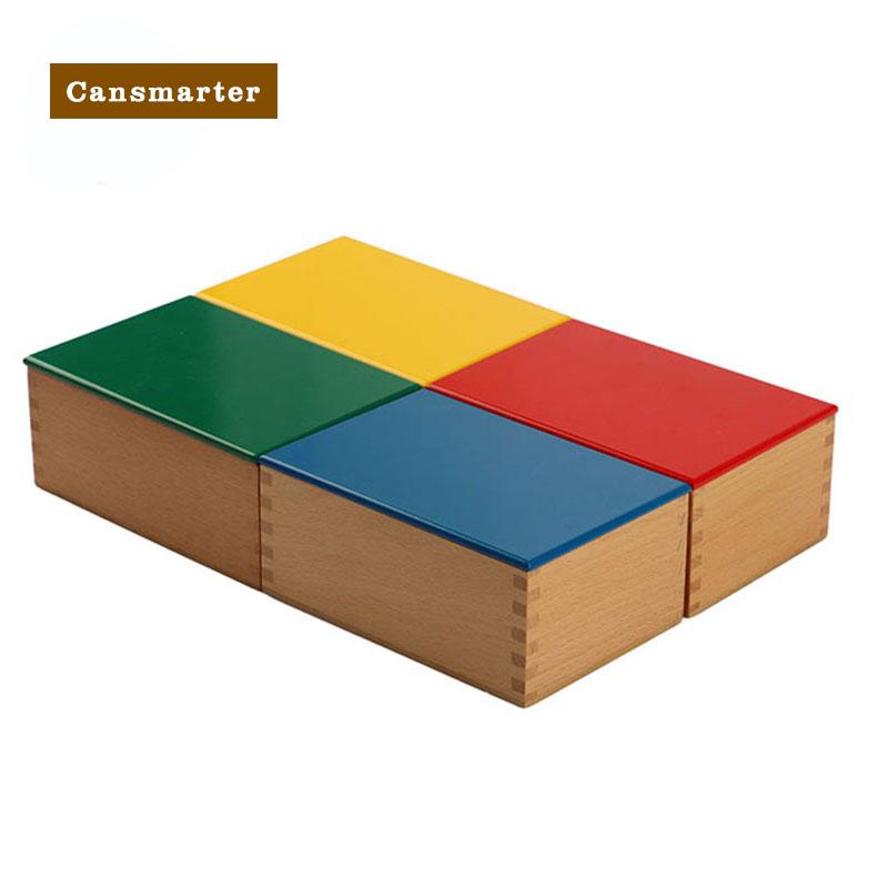 Монтессори Материалы Красочная Игрушка Непоседливые Малыши Обучение Обучение Цилиндры без ручек Бук Образовательные Игрушки для Детей