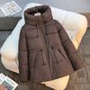 New Cotton-padded Clothes Women's Medium and Long Hooded Cotton-padded Clothes, Thickened and Thin Cotton-padded Jackets, and High-end Jackets.