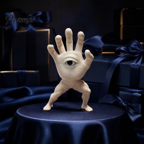 Уникальные реквизиты для Хэллоуина 3D-печатная статуэтка Демоническая рука Кунг-фу, Фэнтезийная скульптура боевых искусств, Привлекающая внимание фигурка для стола, Декор в темной атмосфере