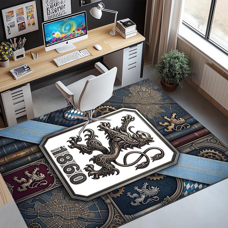 1860 Munchen football club Pattern Rug, Indoor/Outdoor Mat, for Picnic, Gameroom, Bedroom, Office, Living Room, Home Decor Carpet, Birthday Gift