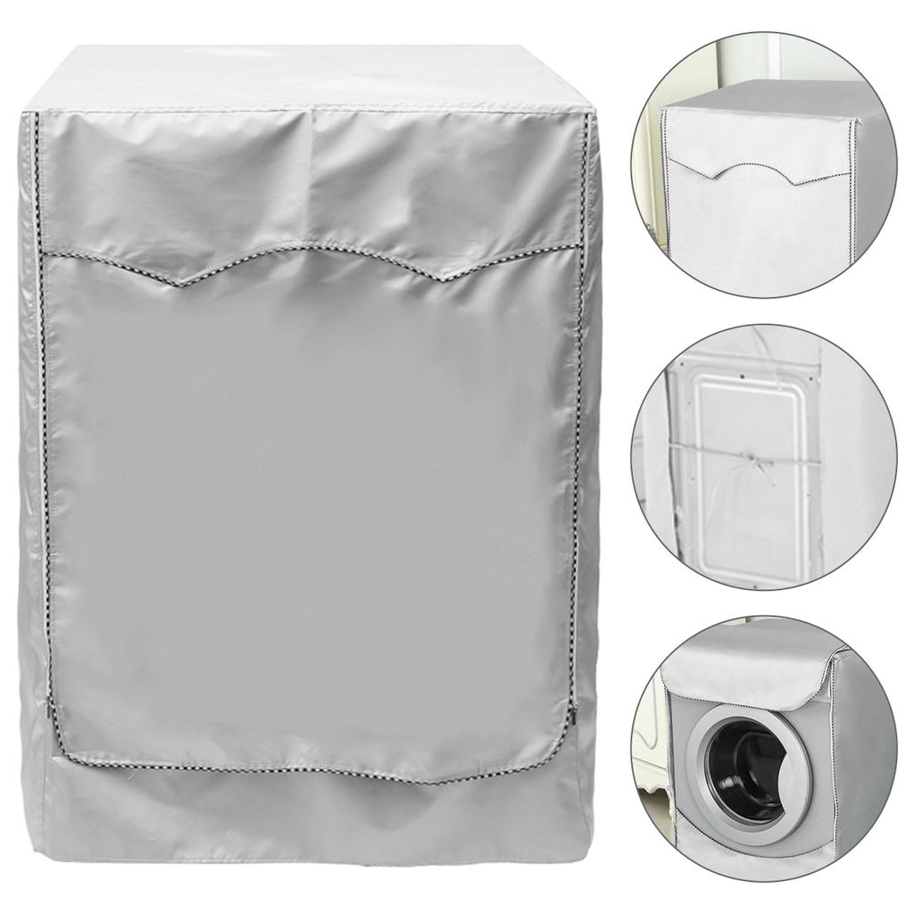 Waterproof Dryer Cover Front Open Oxford Cloth Washing Machine Protection Sleeve Automatic Roller Washer Sunscreen Covers Home