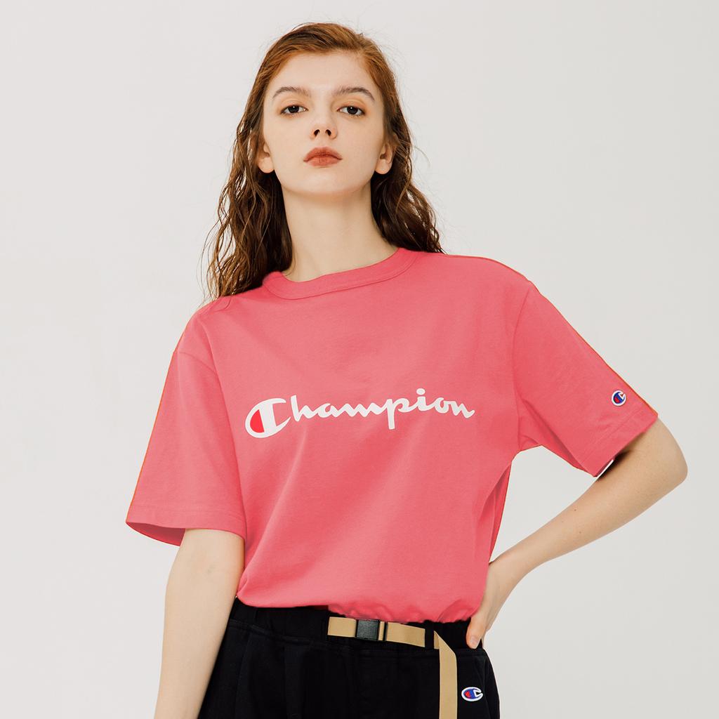 Champion T Shirt Japan Version Unisex Pink C3-P302-C920