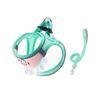 Escape Proof Dogs Collar Vest Breathable Mesh Chest Strap Set Pet Harness and Leash Set  Outdoor