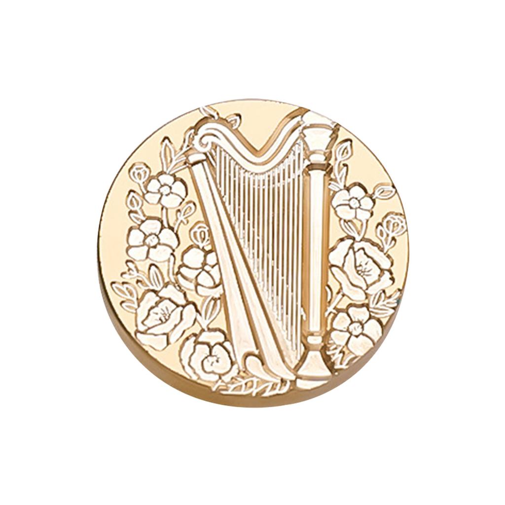 Печать из сургуча для запечатывания конвертов, приглашений, для DIY скрапбукинга, на музыкальную тематику, сменная головка для сургучной печати