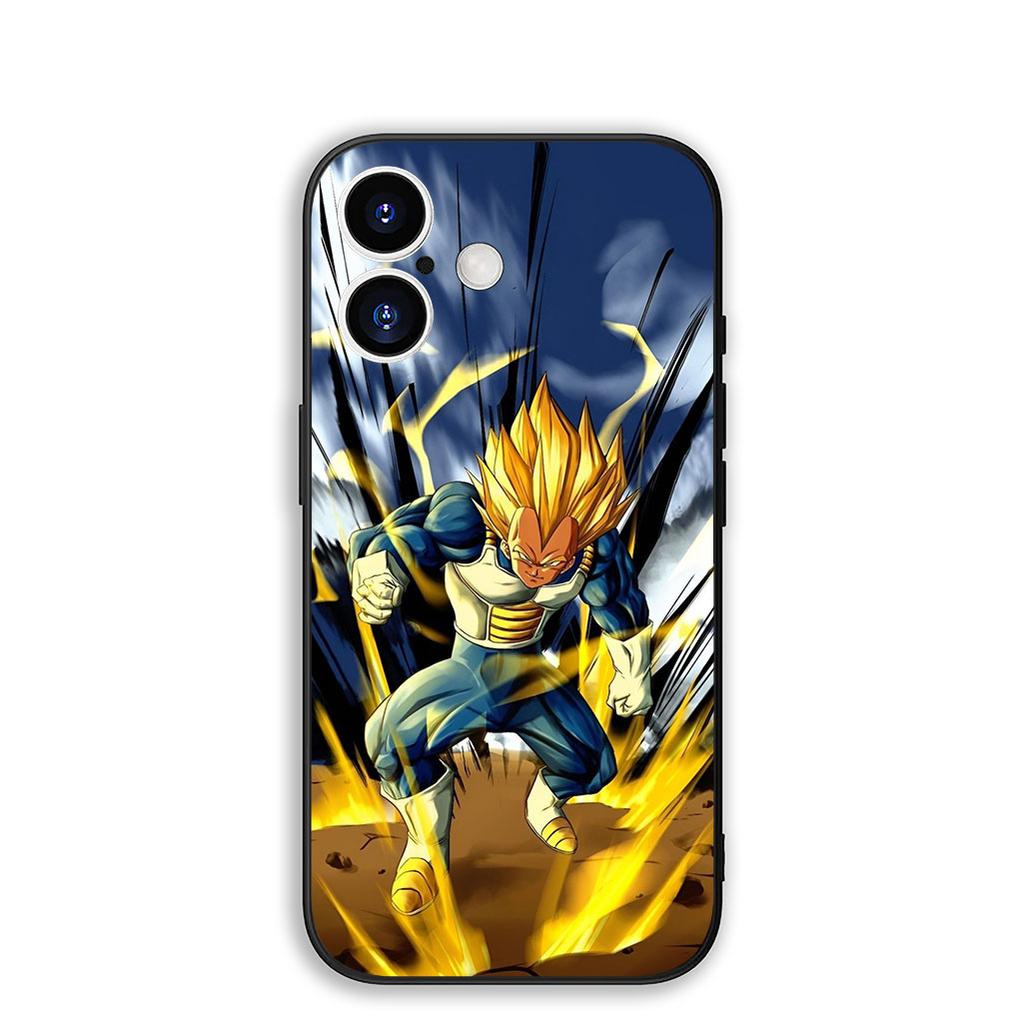 Cover for Apple iPhone 17 16 Plus 13 12 Pro Max Mini X XR Xs ProMax 16E 15+ 17+ Air Phone Case Vegeta Dragons Gokus Balls Super