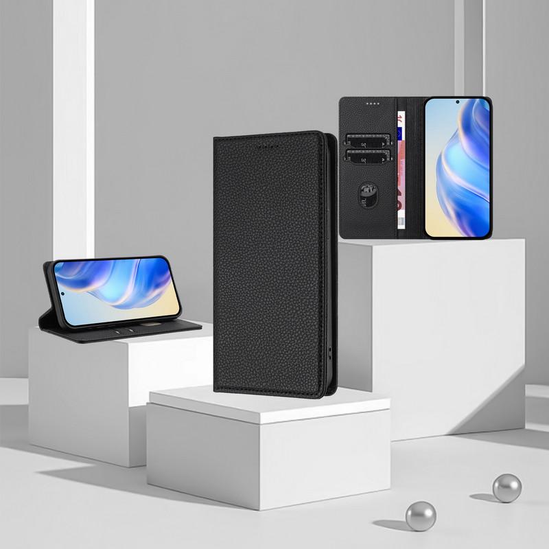 RFID Кожаный кошелек Фунда Для Xiaomi Redmi 15 5G 4G Флип Магнитная Обложка Для Redmi 15C Роскошный Чехол-книжка Redmi15 15C 15 C Etui