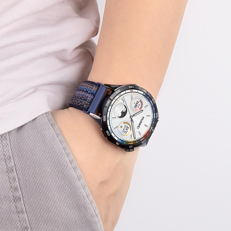 22 мм 20 мм Нейлоновый петлевой ремешок Для Huawei Watch GT5/4/3/2 Pro 46 мм Браслет на запястье Samsung Watch 7 6 5 4 Amazfit GTR/Balance Ремешок