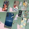 Чехол Art Crane Waves для Huawei Nova Y91 Y90 Y60 Y70 Y61 Y72 Y73 3i 7i 8i 11 12i 9 10 SE P20 P30 Pro P40 Lite