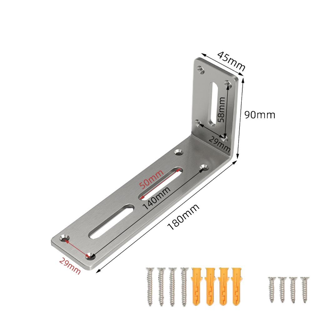 Угловые кронштейны в форме буквы L, угловой кронштейн под прямым углом 90 градусов, крепеж для деревянной мебели, каркаса кровати, шкафа, соединения, крепления