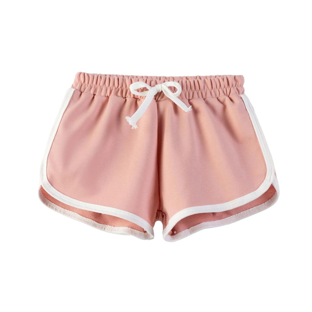 Свободная повседневная верхняя одежда для девочек, однотонная, спортивные шорты, пижамы, шорты, пижамы