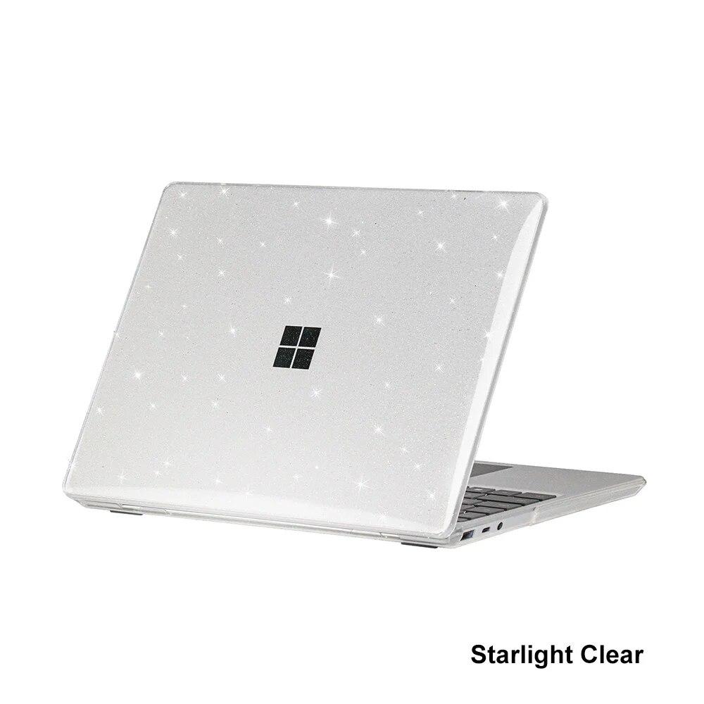 Чехол для ноутбука Microsoft Surface Laptop Go 2, чехол 12,4 дюйма, чехол для Surface Laptop 2, 3, 4, 5, 13,5 дюйма, матовый чехол с кристаллами для ПК