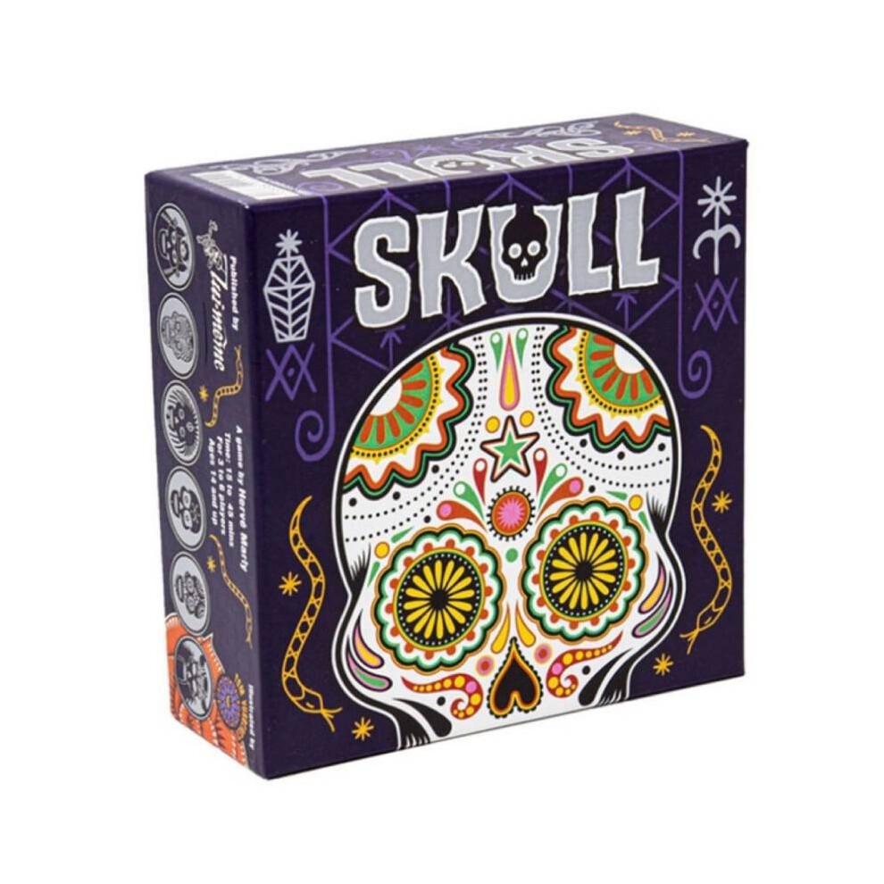 (Purple) Card Skull Edition Board Game Poker Toy Family Party Games Props Funny Gift