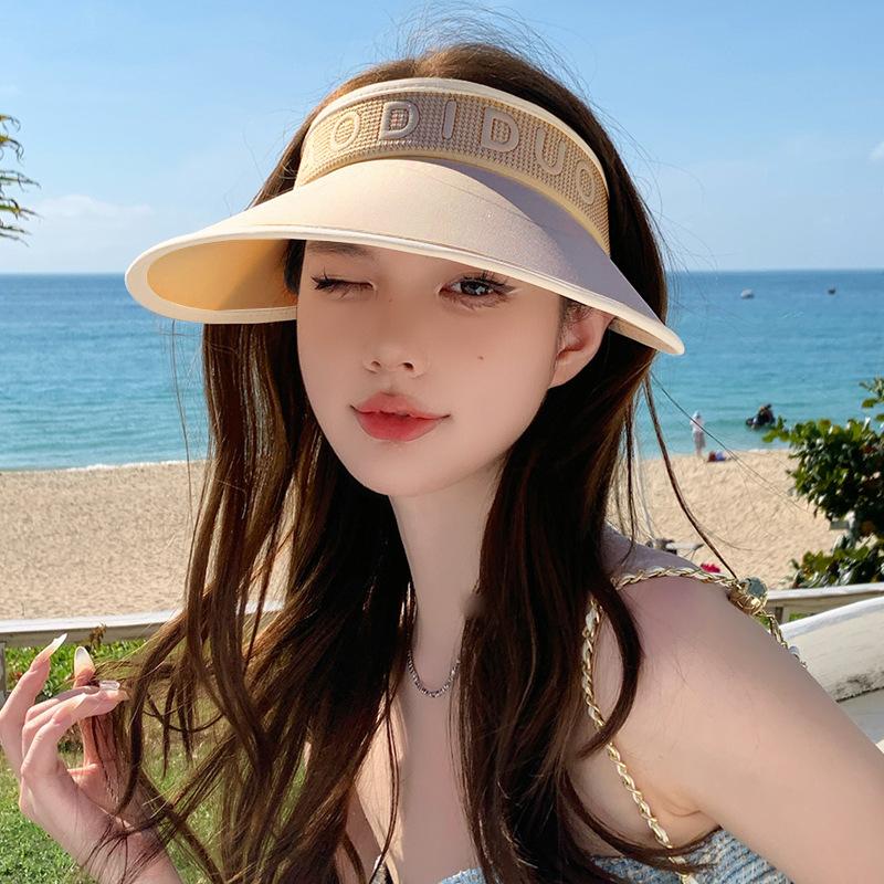 8507 летняя шляпа от солнца с защитой от УФ-лучей, модная шляпа от солнца с широкими полями, защита от солнца, шляпа от солнца для занятий спортом на открытом воздухе, шляпа с открытым верхом, детская