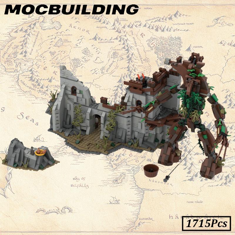 Средиземье Moc Строительные Блоки Сцена Кольца Строительные Наборы Дисплей Конструкция Рождественский Подарок Подарок на День Рождения