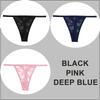3PCS/Set Sexy G-string Panties Women Thongs  Lace Underwear Pantys Low-Waist Femme Underpants Mesh Transparent  Lingerie