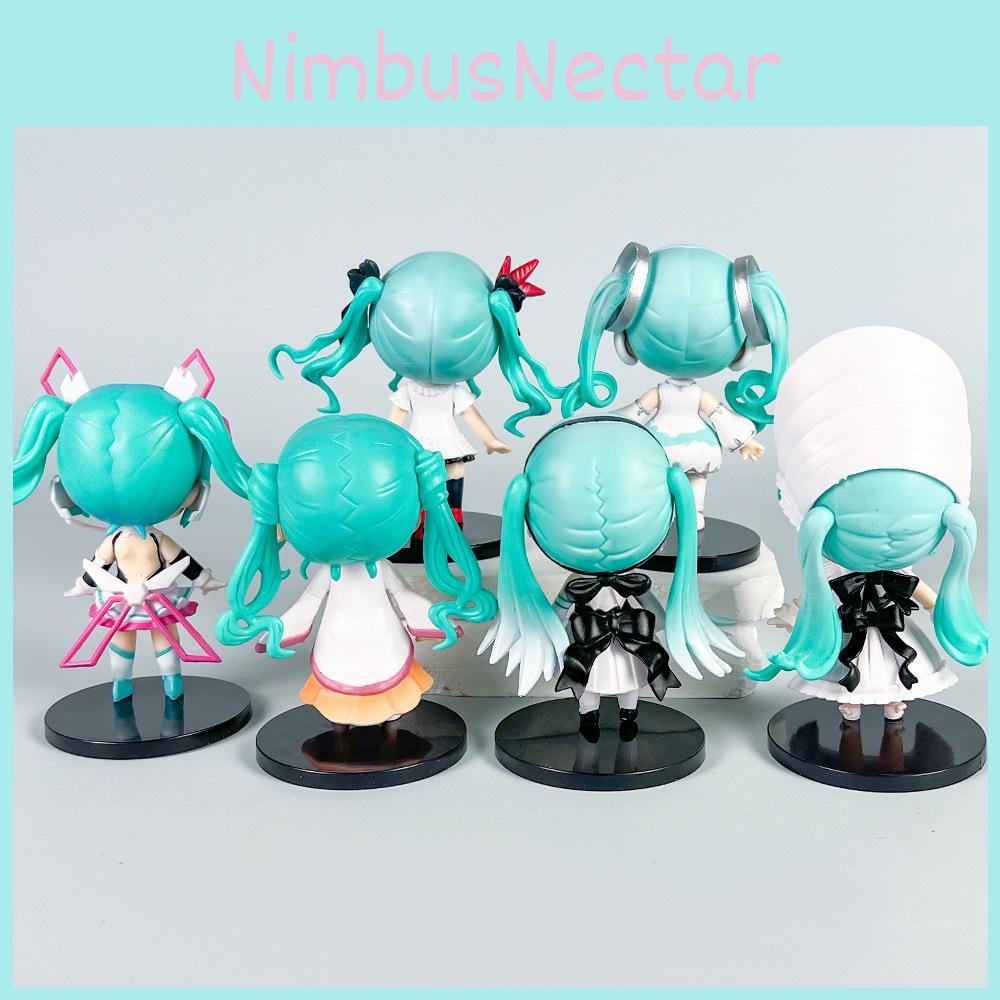 Hatsune Miku Chibi Pvc Figures Pack With Assembly For Collectors And Gift