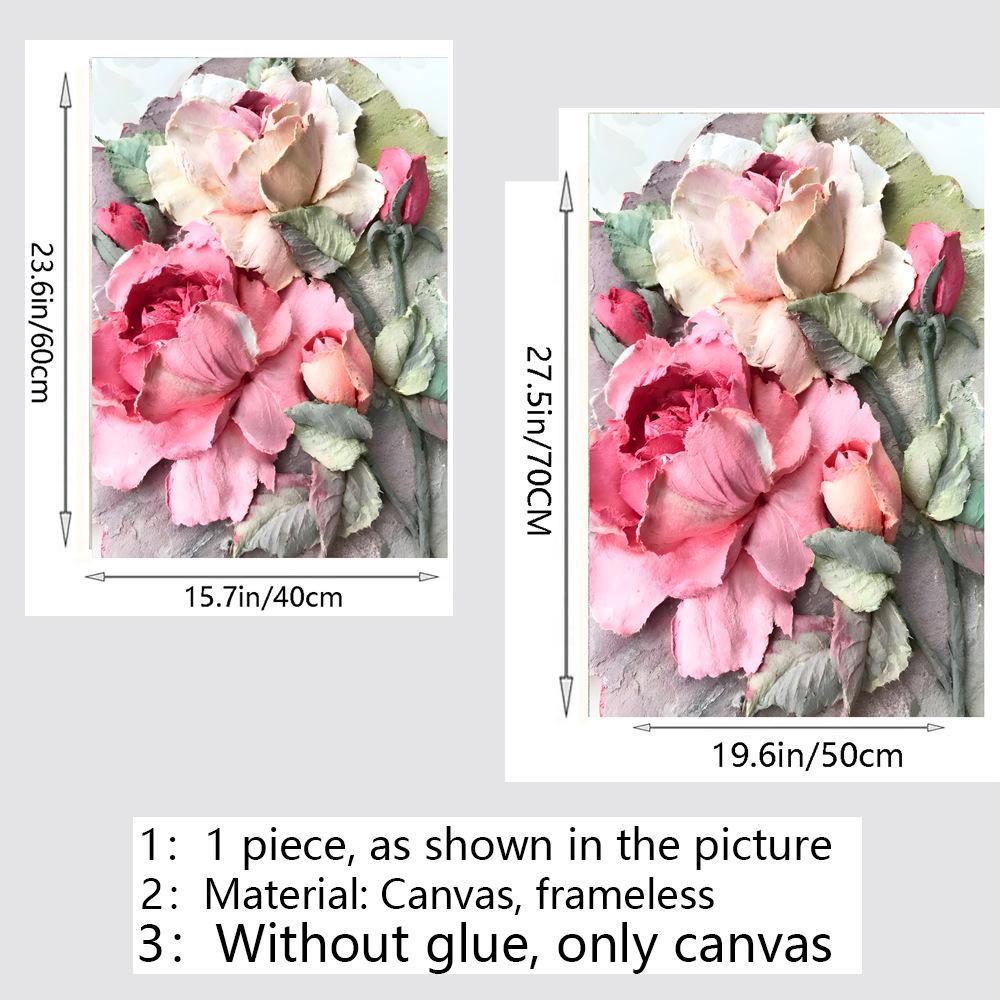 Толстое масло Холст Цветочная Настенная Картина Постер для Гостиной, Спальни, Офиса