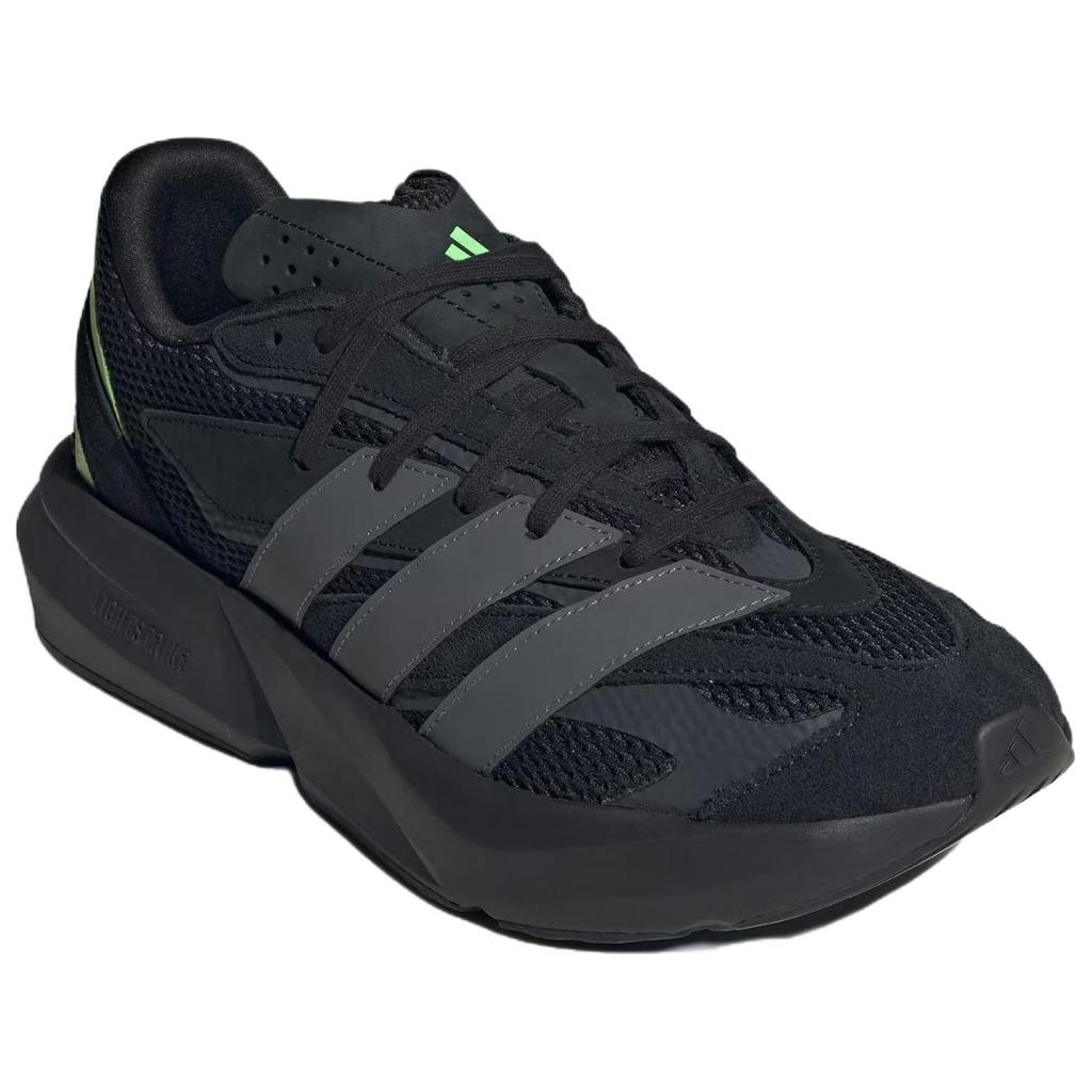 adidas Lightblaze Универсальные Удобные Сетчатые Прочные Низкие Кроссовки для Бега Мужские Кроссовки Черные JR3465