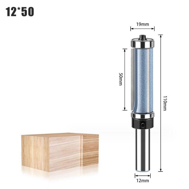 1/2 дюйма, 12 мм, длинное лезвие с хвостовиком, фреза с 3 лезвиями, фреза для промывки, деревообрабатывающий режущий инструмент