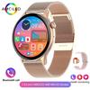 2024 NFC Smart Watch Women 390*390 Screen GPS Movement Track Sport Watches Women Magnetic Charging Bluetooth Call ECG Smartwatch