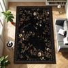 Weathered Gray Modern Area Rug Abstract Texture Accent Mat-Gray Living Room Carpet-Vintage Feel Throw Rug Decorative Mat