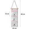 Nukido Hanging Toy Organizer - Pink