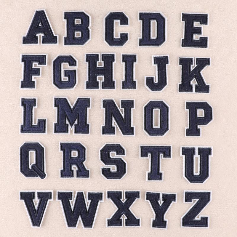 Нашивки с английским алфавитом и цифрами Duoku для одежды и школьной формы