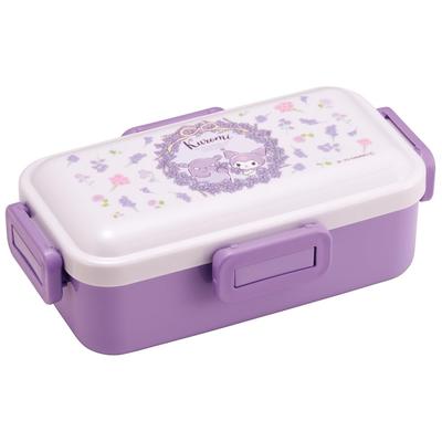 Skater Bento Box Kuromi Flower Wreath Sanrio 530 мл антибактериальная пушистая крышка-купол для женщин Сделано в Японии PFLB6AG-A