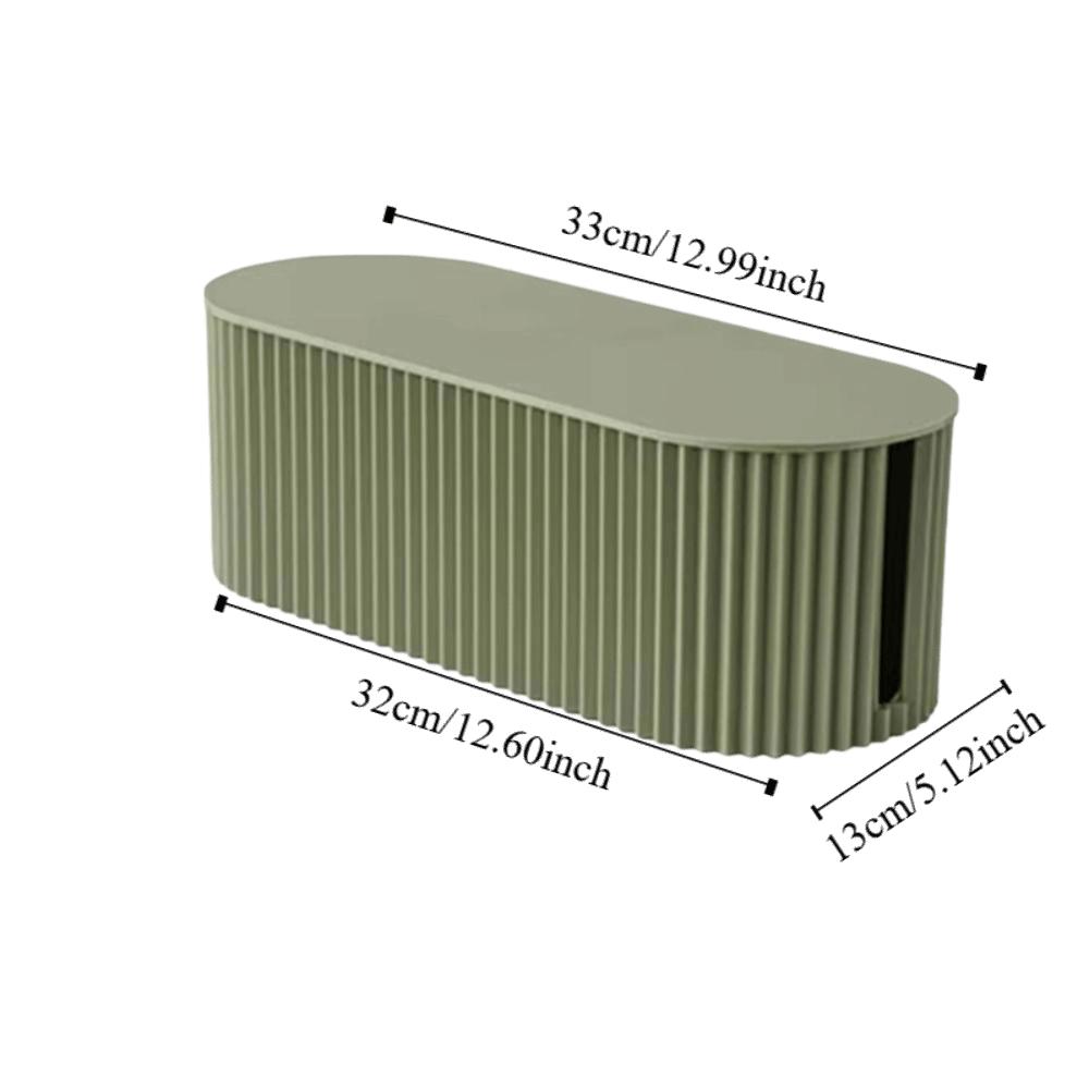 Plastic Power Line Storage Case Dustproof Wire Storage Box WiFi Router Socket Storage Box  Office