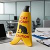 Funny Banana Peel Shaped Vomiting Sign