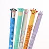 7Pcs Pen Bee Rabbit Giraffe 0.5Mm Colored Pen Core Neutral Pen Cartoon Animals Erasable Gel For Writing School Supplies