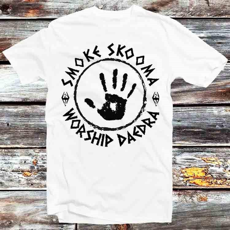 Smoke Skooma Worship Daedra Heartbeat Computer ESports T Shirt B989
