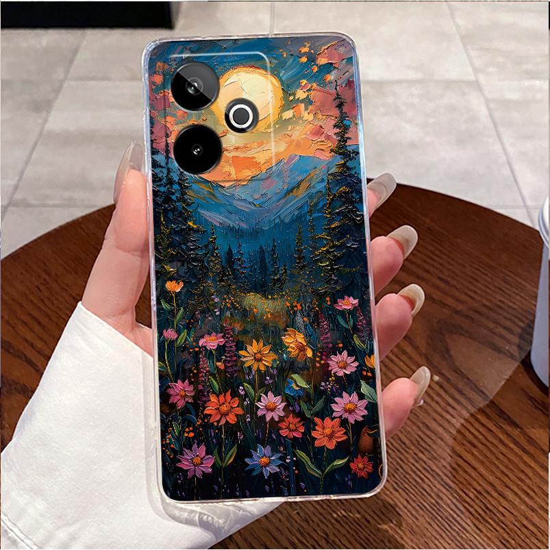 Чехол для телефона Realme GT 7 7T GT7 Pro 5G, прозрачный ТПУ, мягкий силикон, роскошный, милый, сердце, кролик, забавная задняя крышка